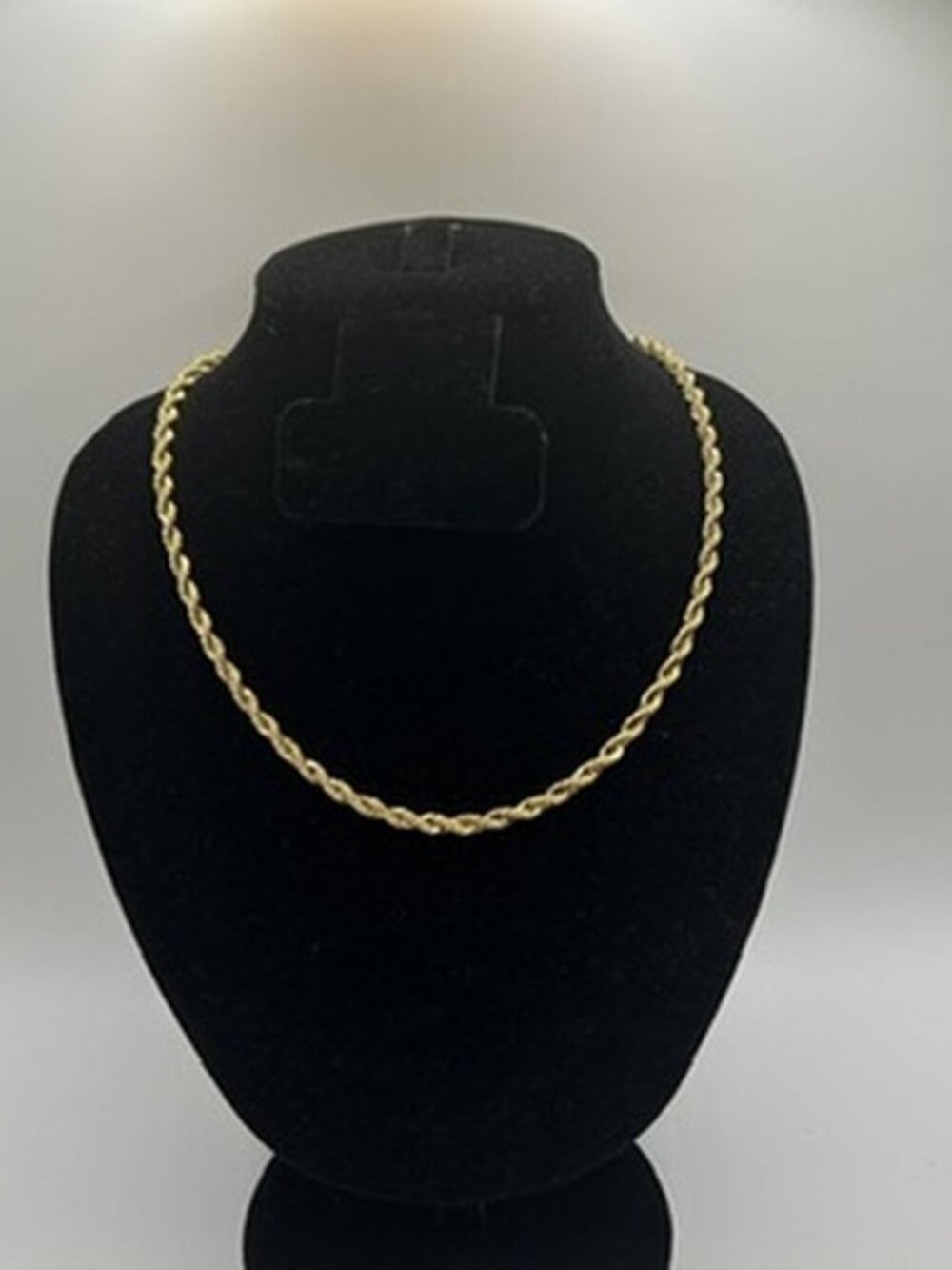Real Gold Rope Chain Womens Stainless Steel 4mm 20 Inch Plated Durable